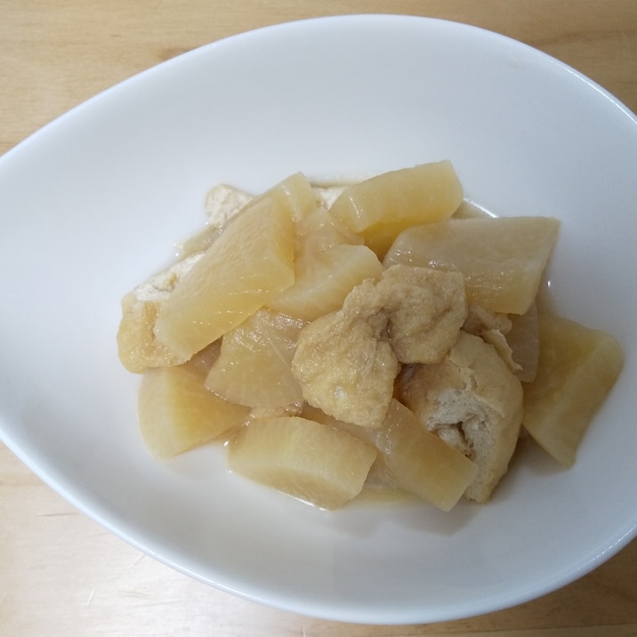 ホットクック 大根と油揚げの煮物 レシピ 作り方 By もぐもぐ 楽天レシピ